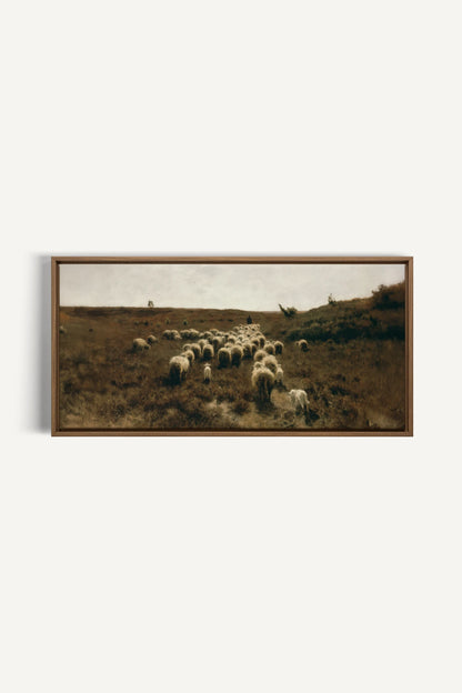THE PEACEFUL WAY, Oeuvre sur toile étirée, encadré Noir