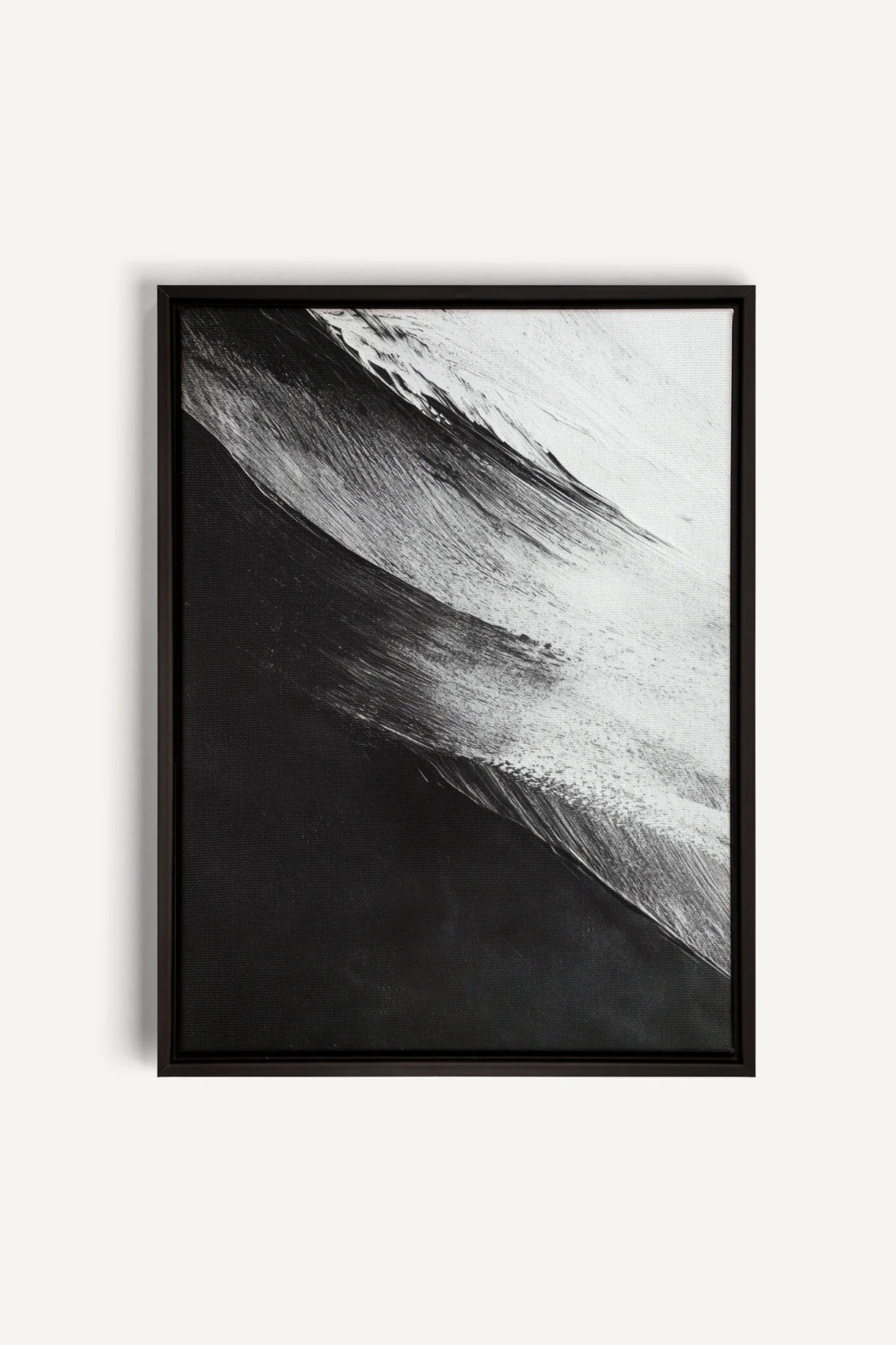 OLEKA CANVAS - TIDE OF SHADOWS, Oeuvre sur toile étirée, encadré Noir