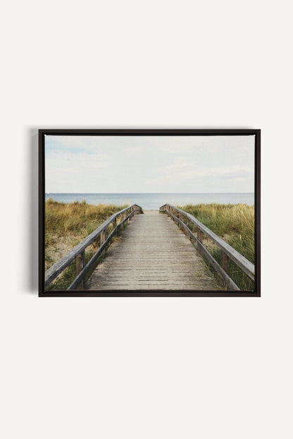 TO THE SEA, Oeuvre sur toile étirée, encadré Noir