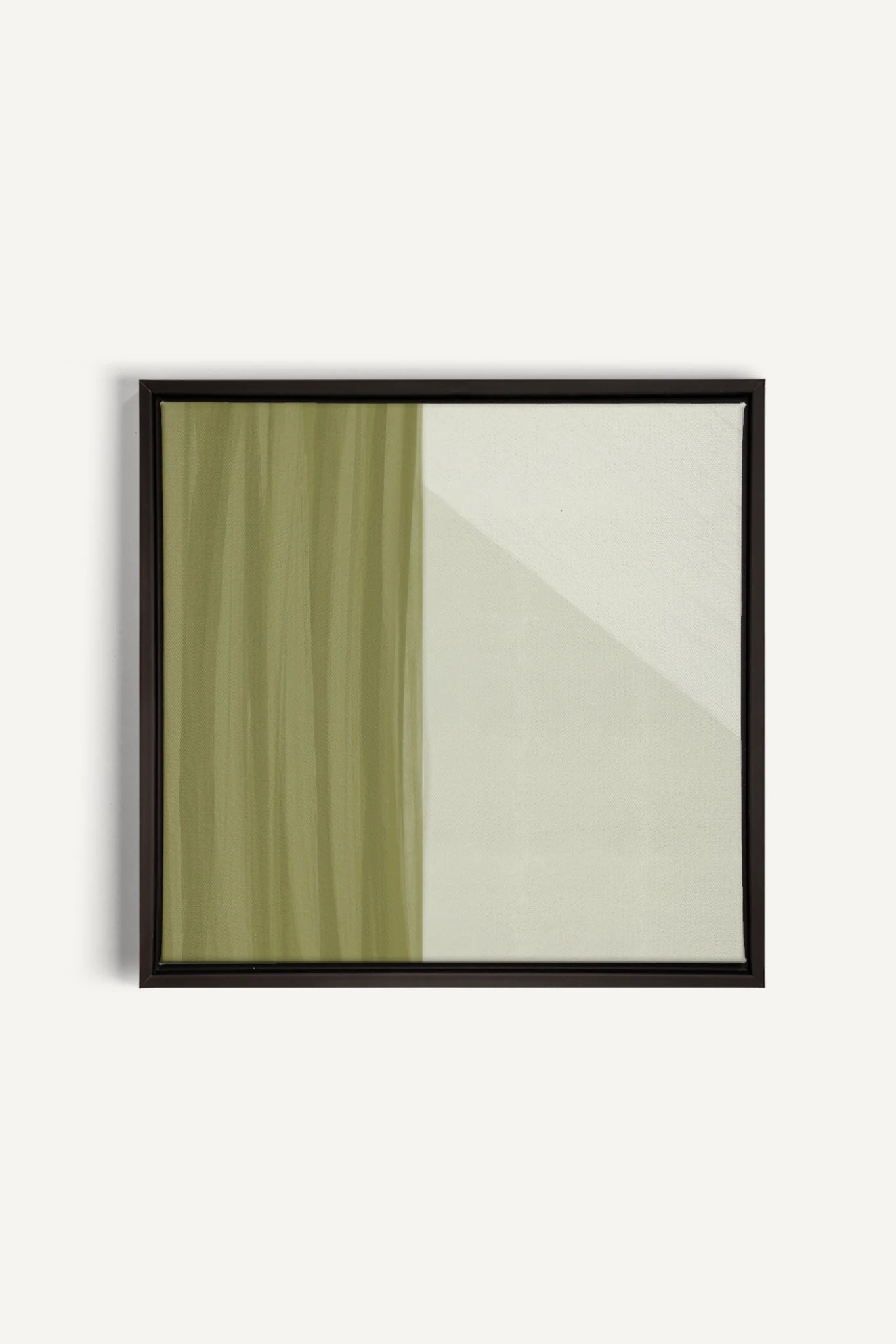 VERDANT FLOW, Oeuvre sur toile étirée, encadré Noir