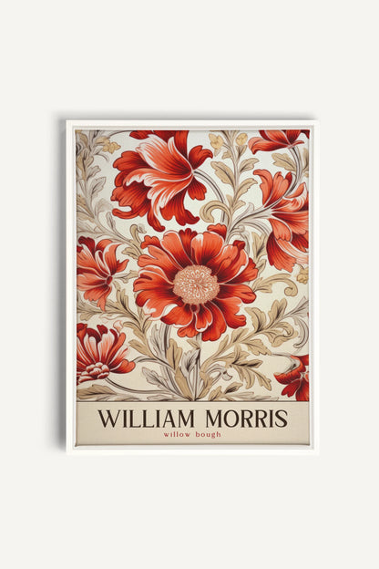 WILLIAM BOUGH, Oeuvre sur toile étirée, encadré Blanc