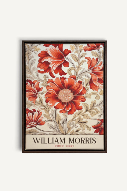 WILLIAM BOUGH, Oeuvre sur toile étirée, encadré Brun Noyer