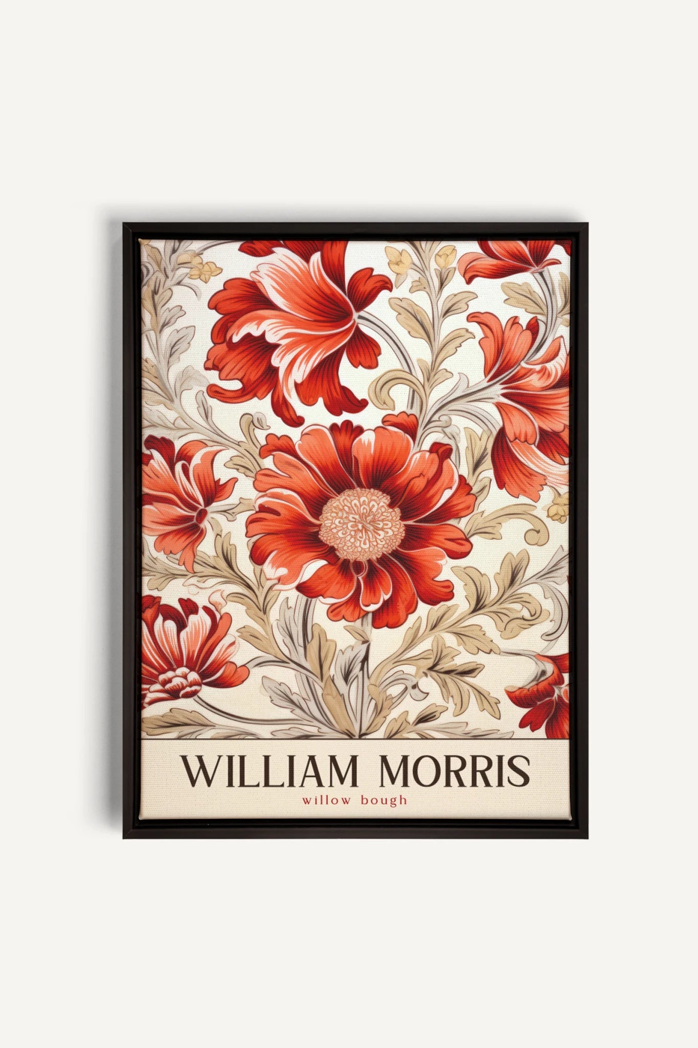 WILLIAM BOUGH, Oeuvre sur toile étirée, encadré Noir