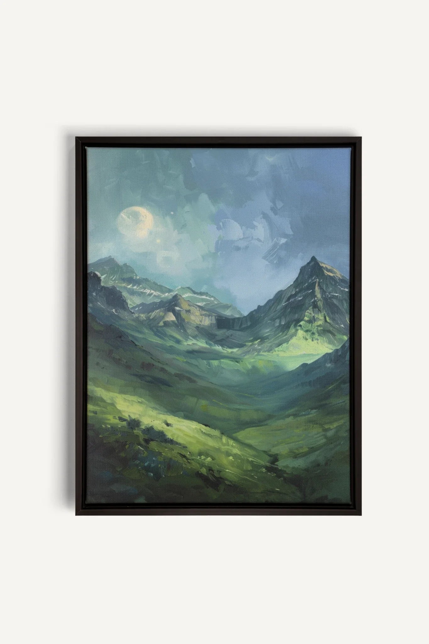 OLEKA CANVAS - VALLÉE DE VÉNUS, Oeuvre sur toile étirée, encadré Noir