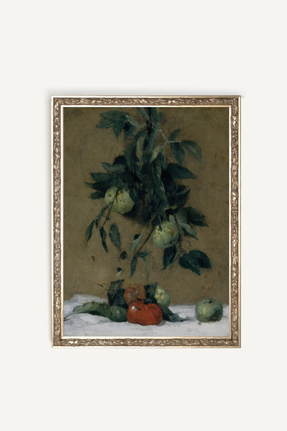 VELOURS DU TEMPS, Artwork on rigid canvas, framed Vintage Silver