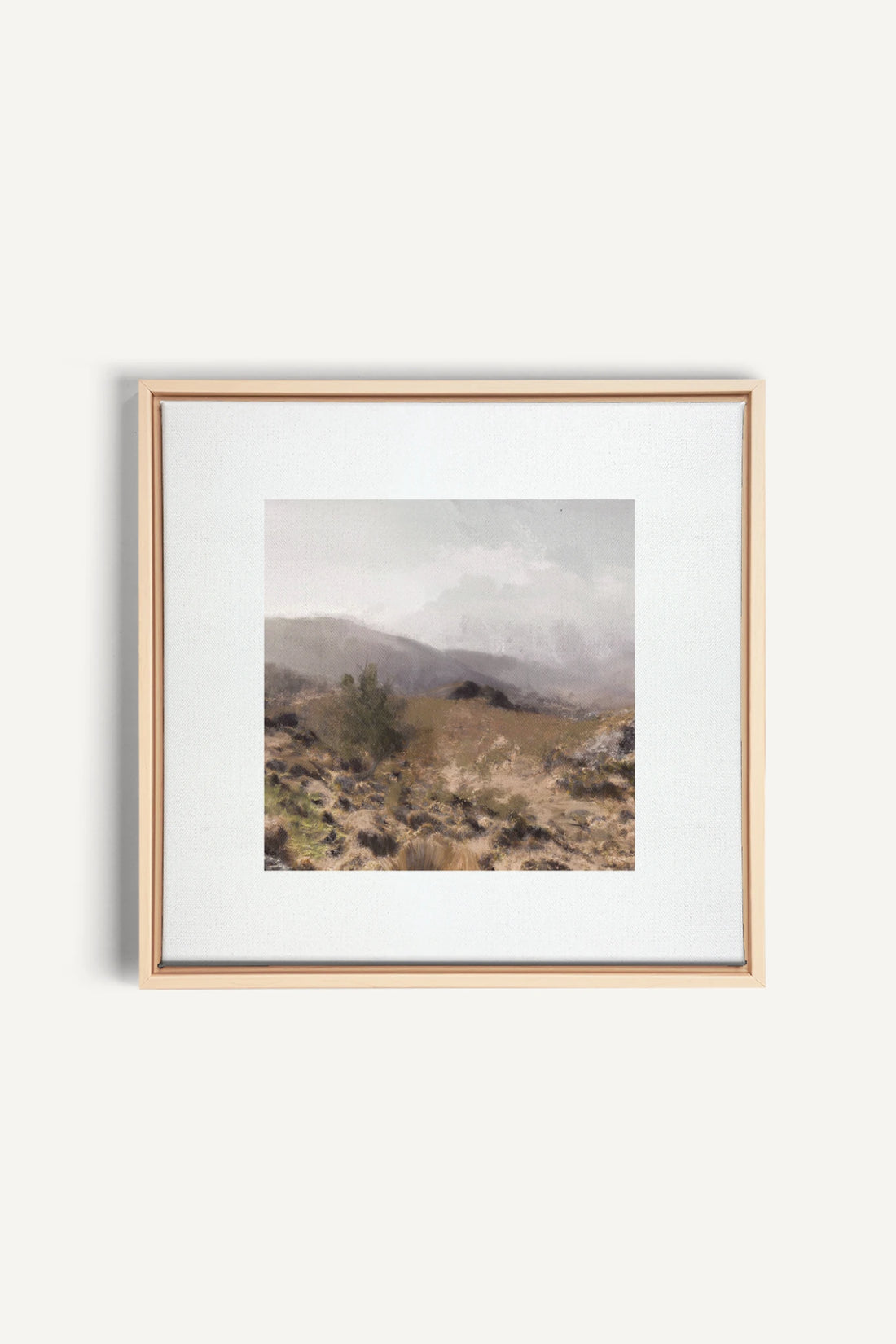 IRISH WILDERNESS, Oeuvre sur toile étirée, encadré Naturel Clair