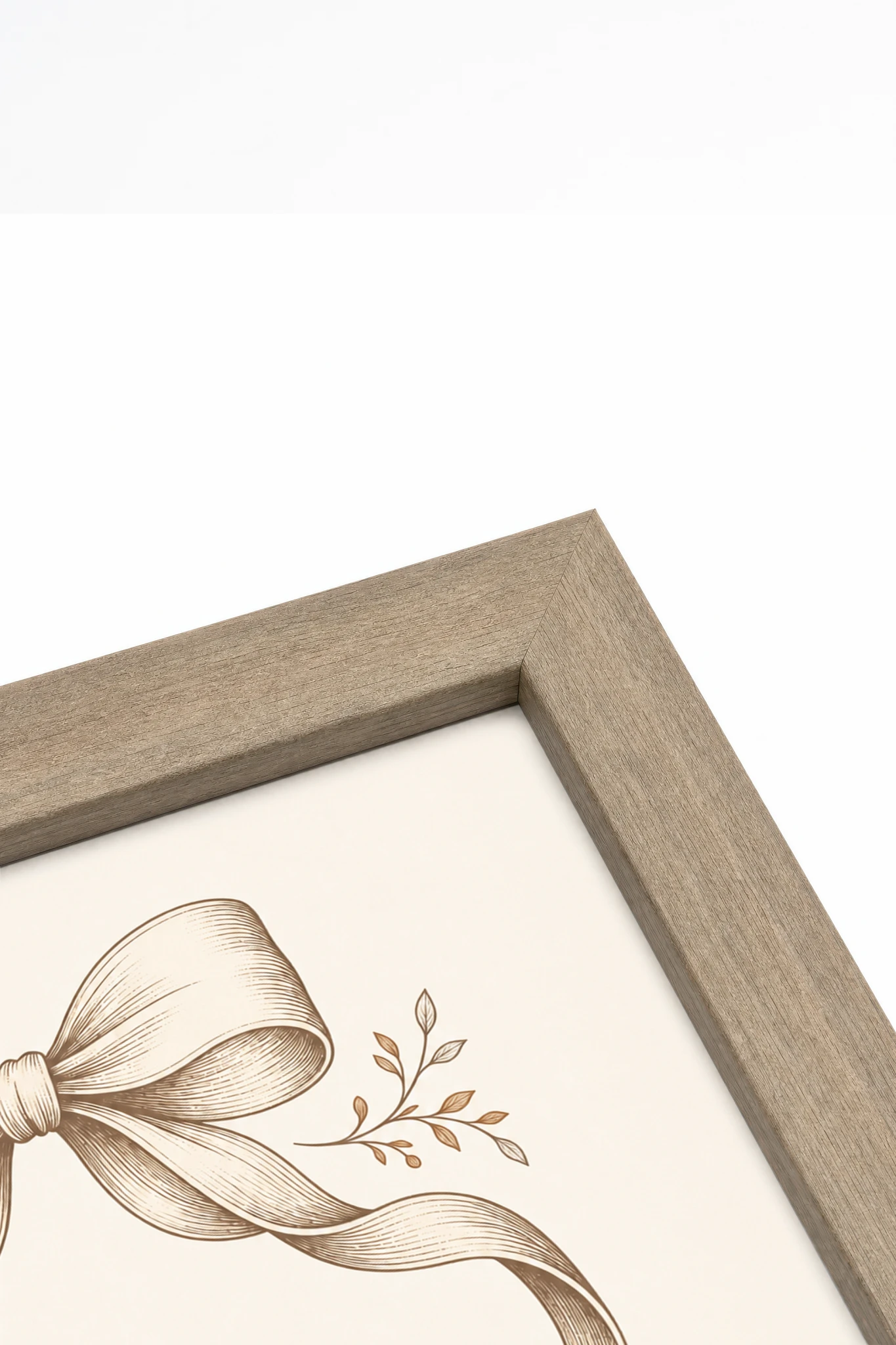 WELCOME TO THE WORLD, Work on rigid canvas, framed in brown oak