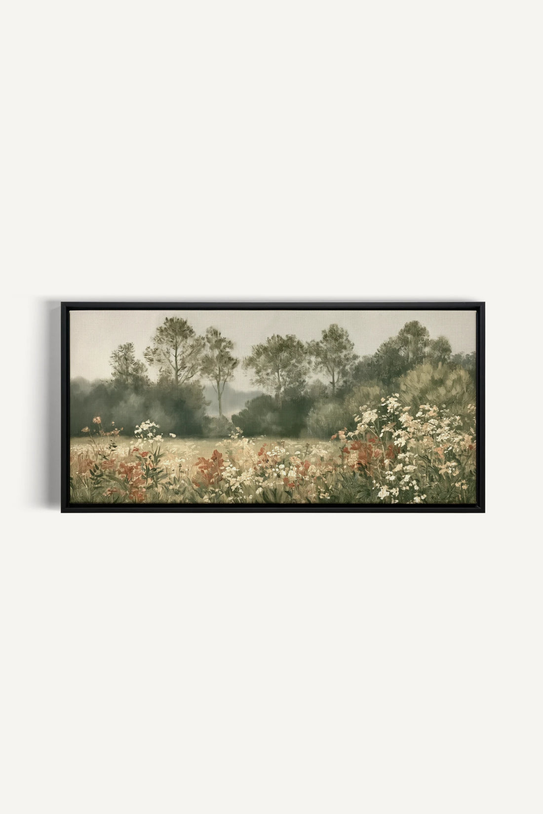WILD MEADOW, Oeuvre sur toile étirée, encadré Noir