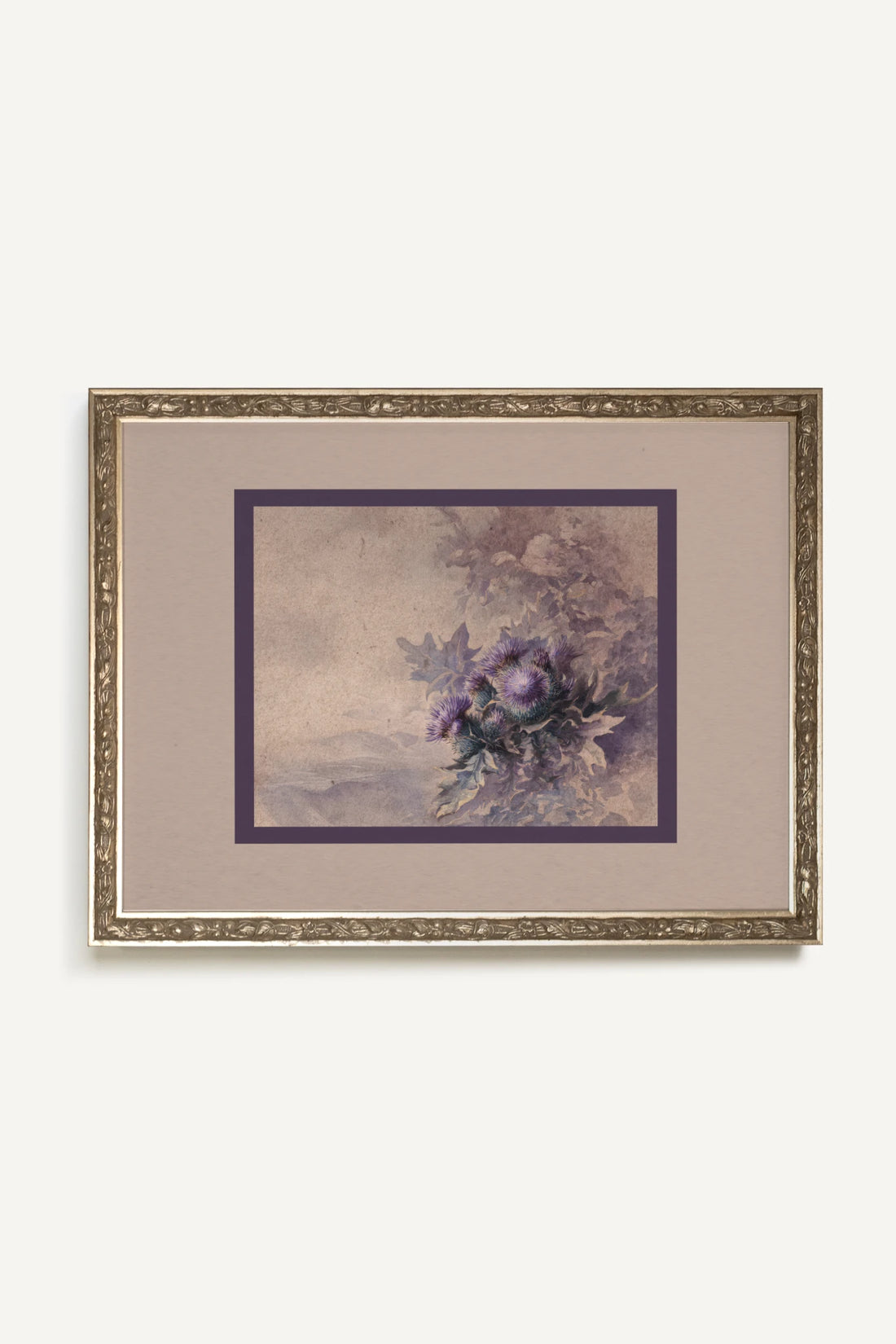 WILD VELVET, Oeuvre sur toile rigide, encadré Vintage Argent