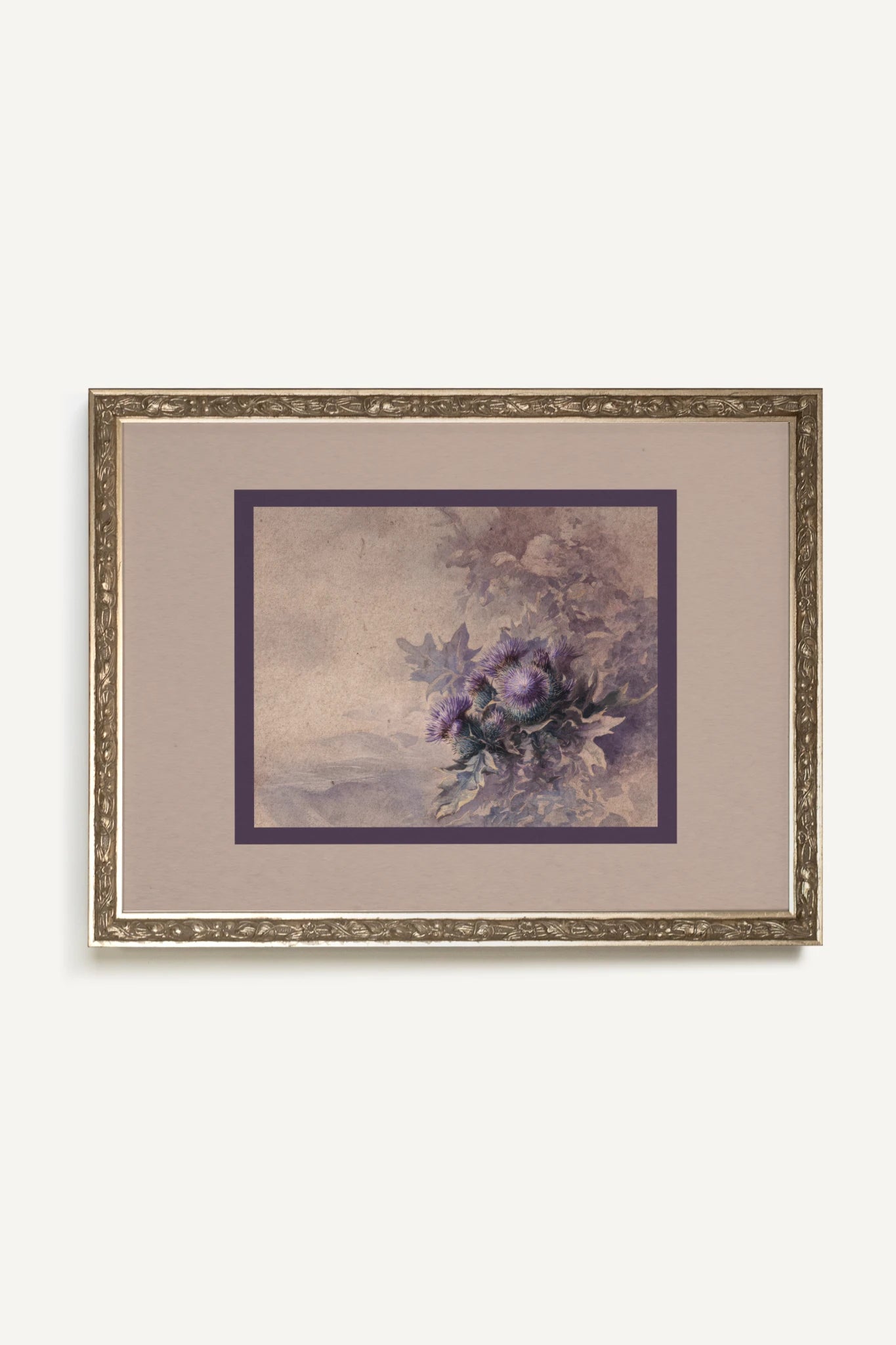 WILD VELVET, Oeuvre sur toile rigide, encadré Vintage Argent