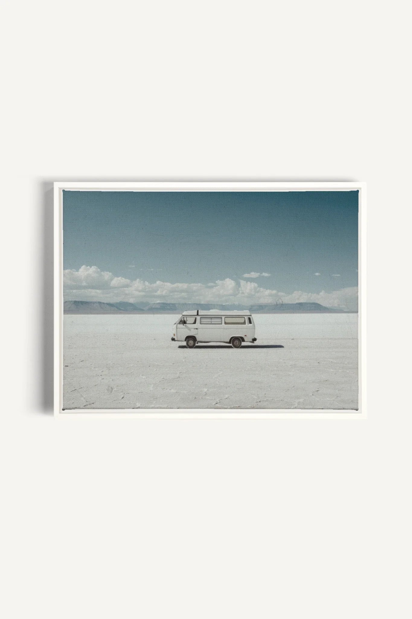 OLEKA CANVAS - WILDERNESS, Oeuvre sur toile étirée, encadré Blanc