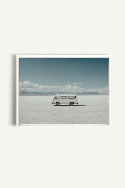 OLEKA CANVAS - WILDERNESS, Oeuvre sur toile étirée, encadré Blanc