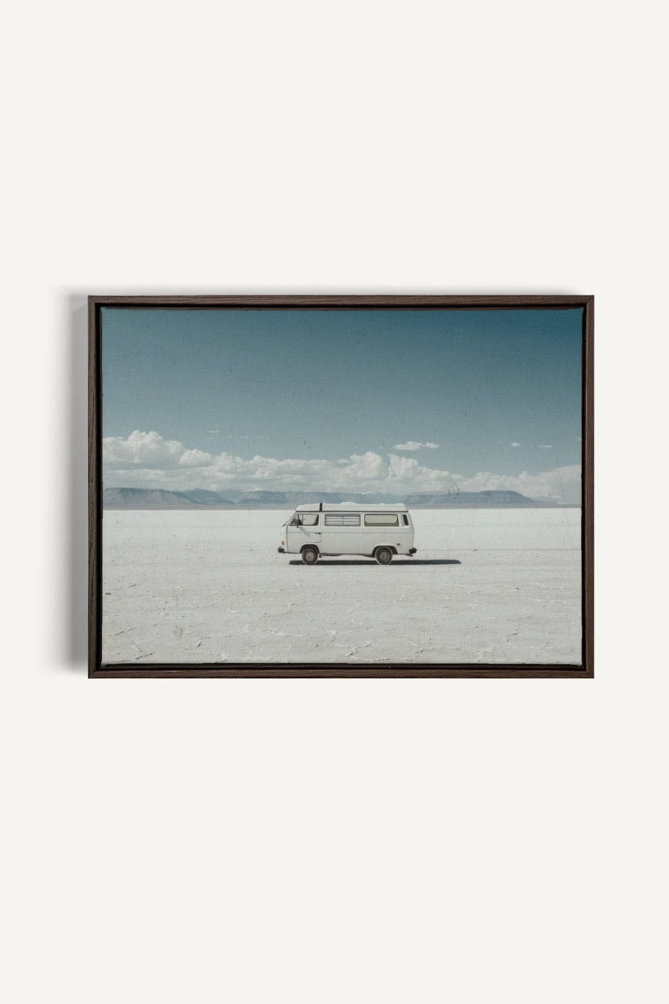 OLEKA CANVAS - WILDERNESS, Oeuvre sur toile étirée, encadré Brun Noyer