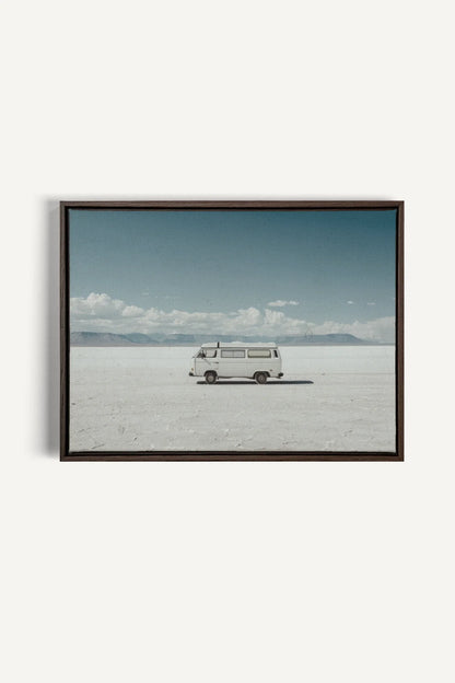 OLEKA CANVAS - WILDERNESS, Oeuvre sur toile étirée, encadré Brun Noyer