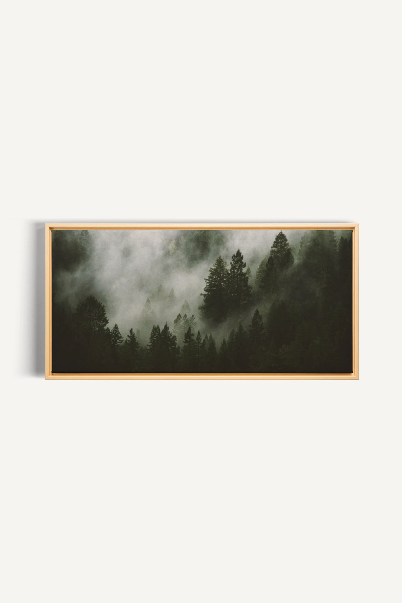 WOODLAND VEIL, Oeuvre sur toile étirée, encadré Naturel Clair