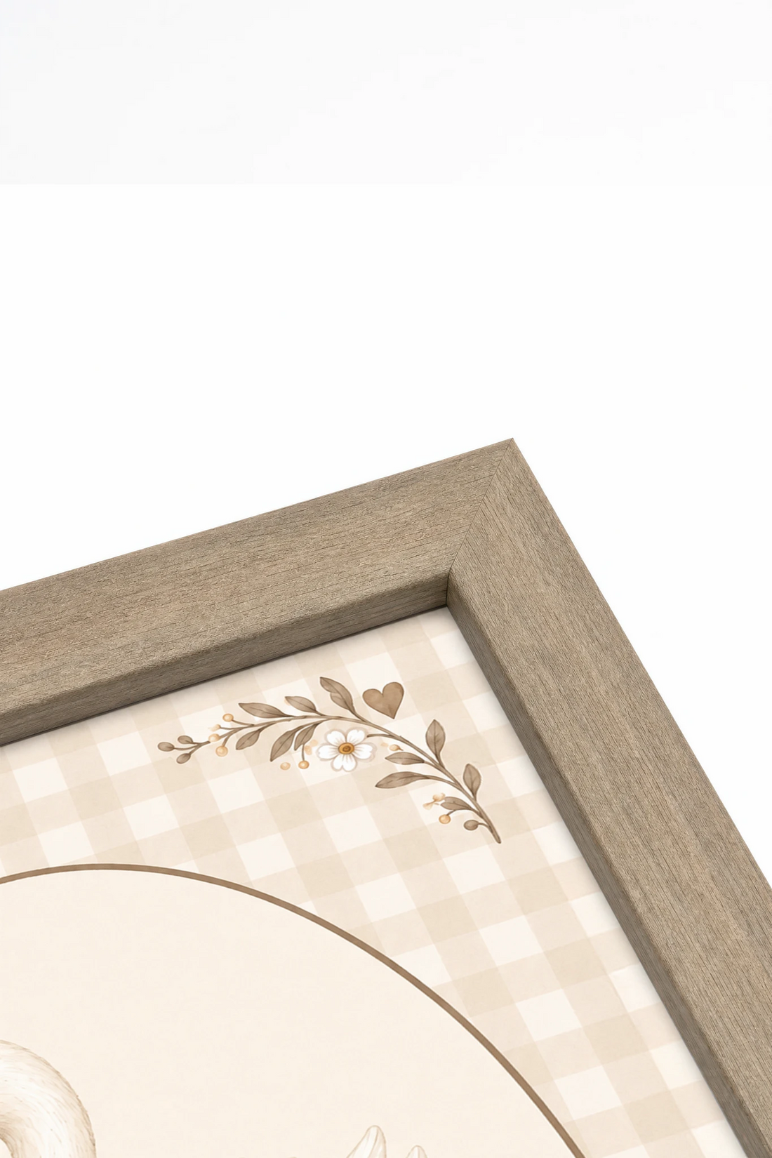 YOU ARE SO LOVED, Oeuvre sur toile rigide, encadré brun chêne